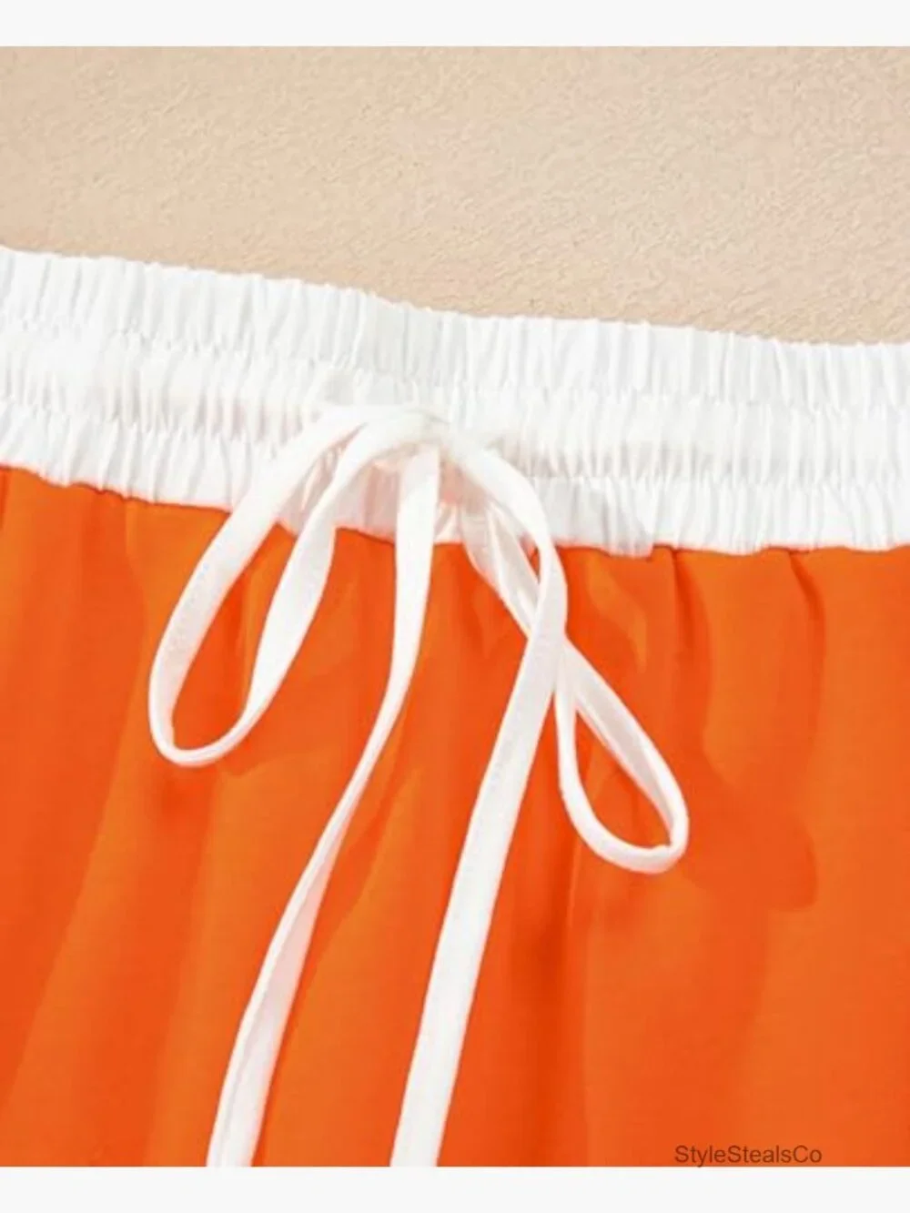Striped 2 Piece Lounge Set Oversized Tracksuit Skort Matching Set